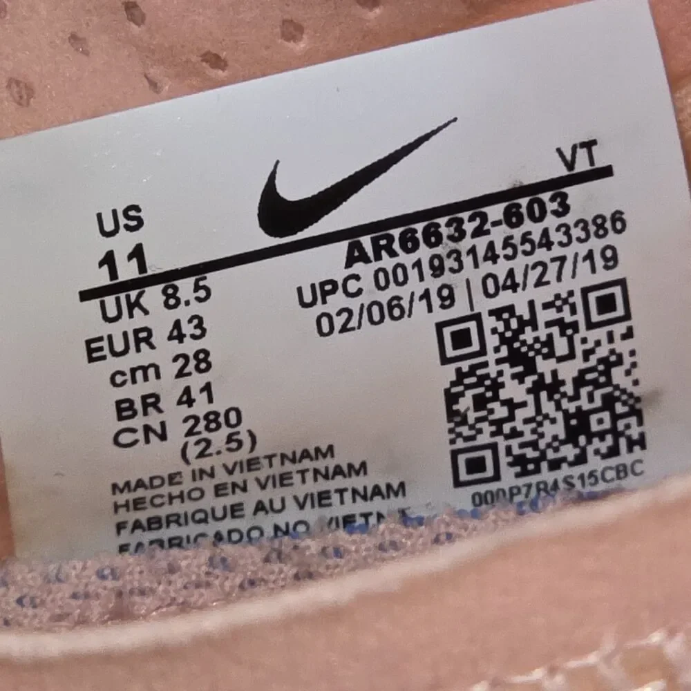 Nike Air Vapormax 2019 Women's Sz 11 Beached Coral Pink Running Shoes AR6632-603